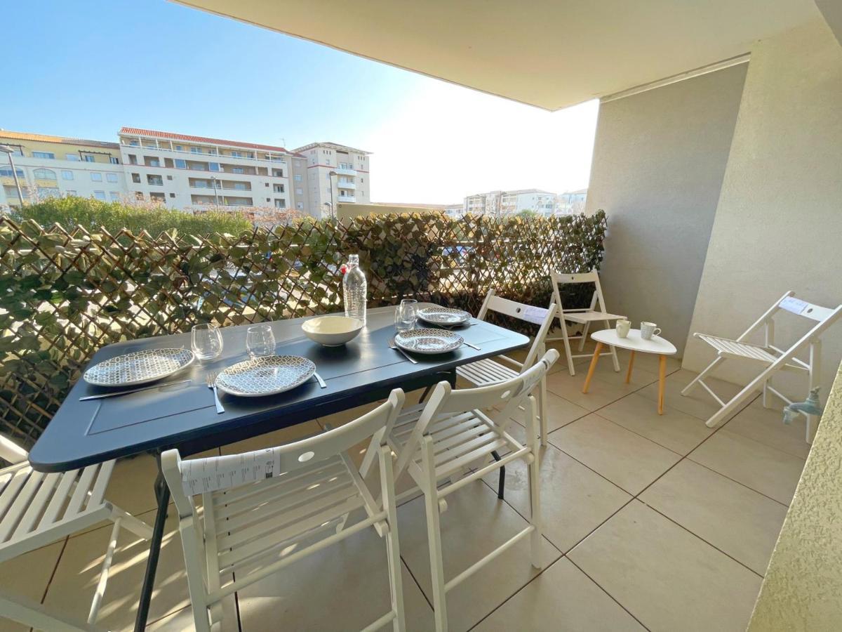 3P Climatise Avec Parking, Piscine, Proche Plage Et Commerces A Sete - Fr-1-338-497 Esterno foto